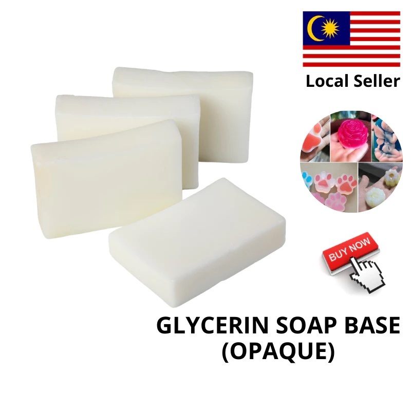 Soap Base Glycerin ทึบแสง Melt & Pour Soap ทําสบู่ DIY Sabun Base Breastmilk Soap Handmade