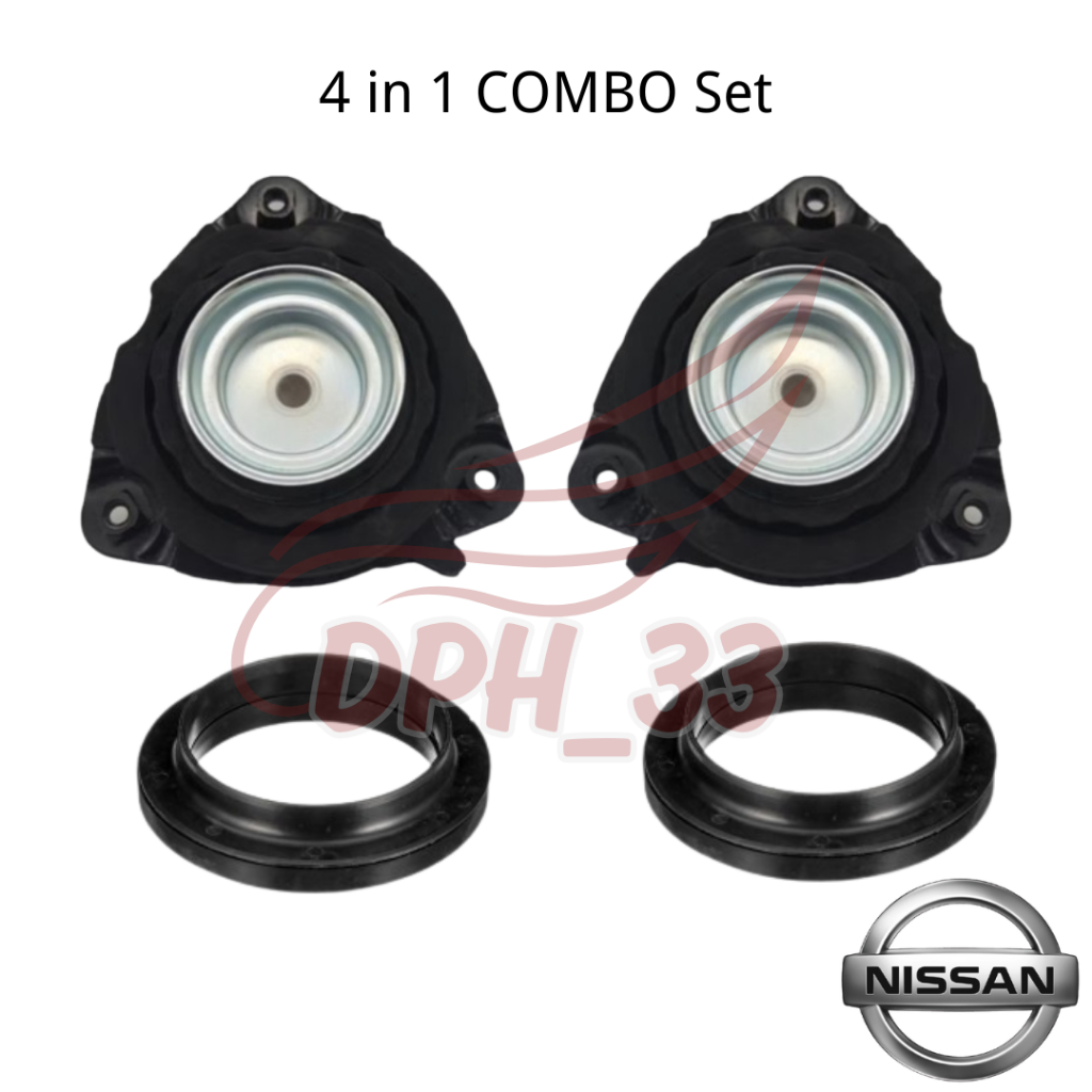 [4 IN 1 ชุด] ติดตั้งโช้คอัพหน้า/แบริ่ง Strut สําหรับ Nissan Teana L33 / Murano Z51 / Elgrand E52