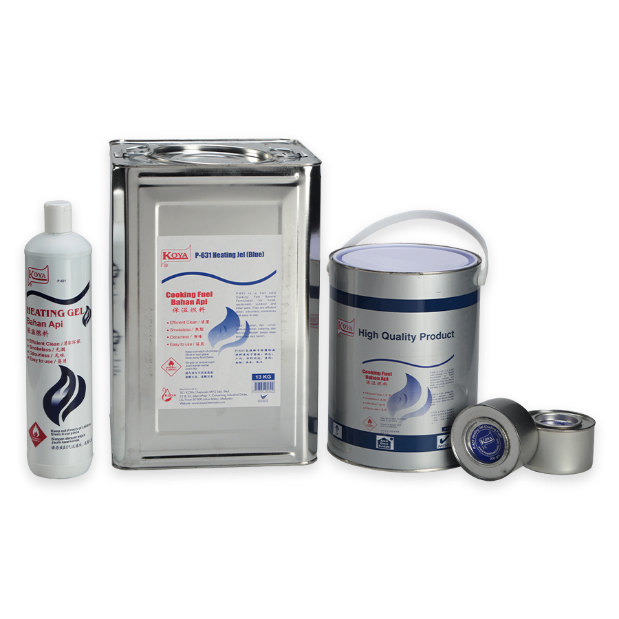 KOYA P631 P-631 Heating Gel (สีฟ้า) 软体料 BUFFET HEATING GEL 1KG/4KG