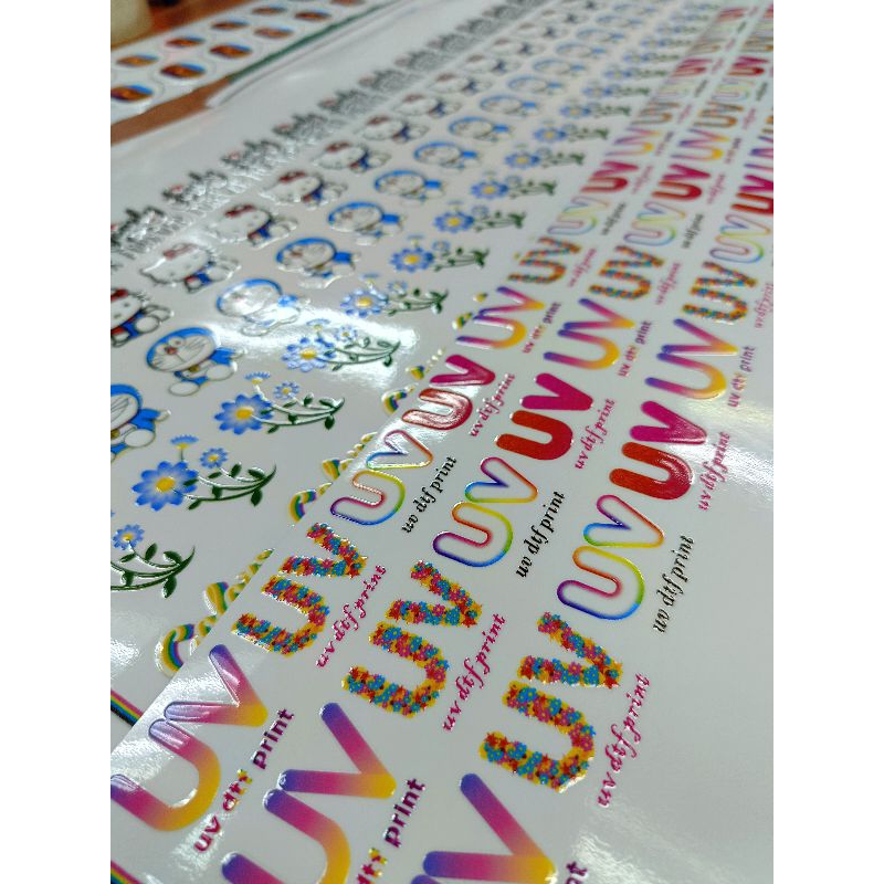 ตัวอย่าง UV DTF เท่านั้น ️