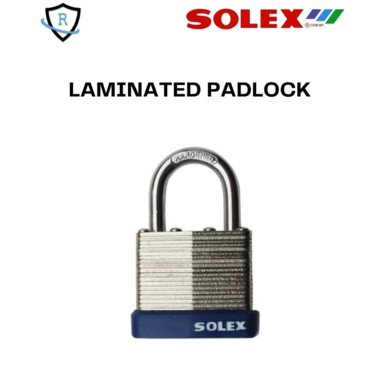SOLEX LAMINATED PADLOCK LM40 & LM50 (40MM & 50MM )