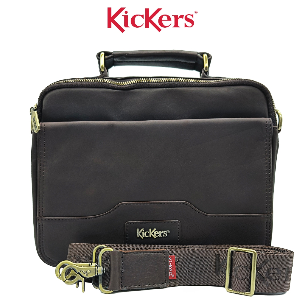 Kickers Top Grain Leather Crossbody & Messenger Bag KICS7862