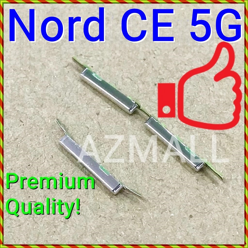 (3 สี) ชุดปุ่มด้านข้างปริมาณพลังงานเปิด/ปิดใหม่สําหรับ OnePlus Nord CE 5G / EB2103 EB2101