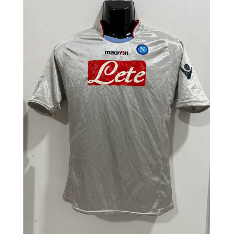 2009/10 NAPOLI MACRON AWAY SHIRT JERSEY