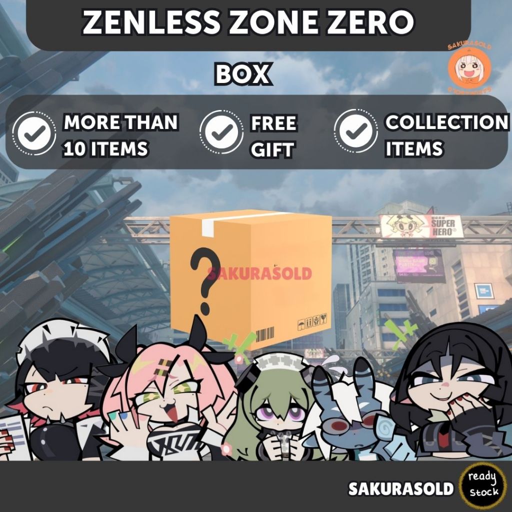Mihoyo Zenless Zone Zero Box Ellen Hoshimi Jane Box Zenless Zone Zero Box กล่องอะนิเมะกล่อง Zenless 