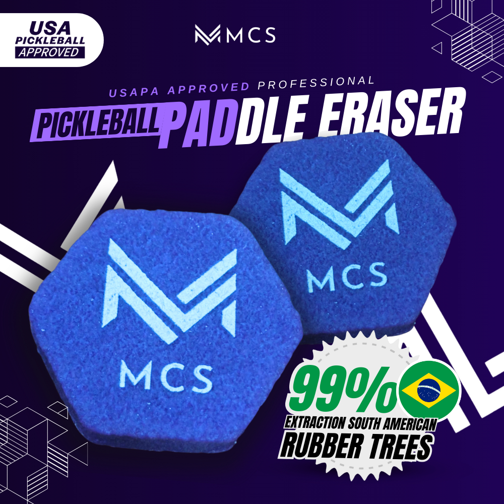 MCS PICKLEBALLAlat Cuci Raket Pickleball / Pemadam | Paddle Eraser Carbon Cleaner เครื่องมือกําจัดฝุ่นและรอยขีดข่วน