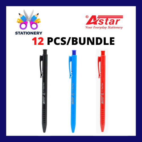 ASTAR 0.5 0.7 G Series Gel Pen - 12pcs