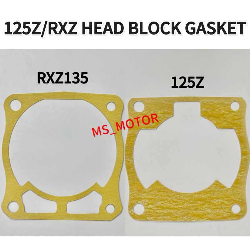 Y125Z RXZ135 BLOCK GASKET APPLE RXZ 135 Y125 125Z 125ZR Y125ZR