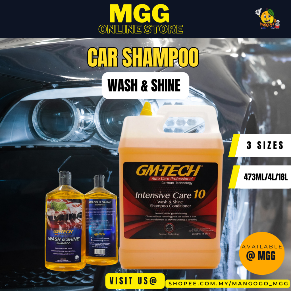 (MGG) GM TECH Car Shampoo Wash & Shine