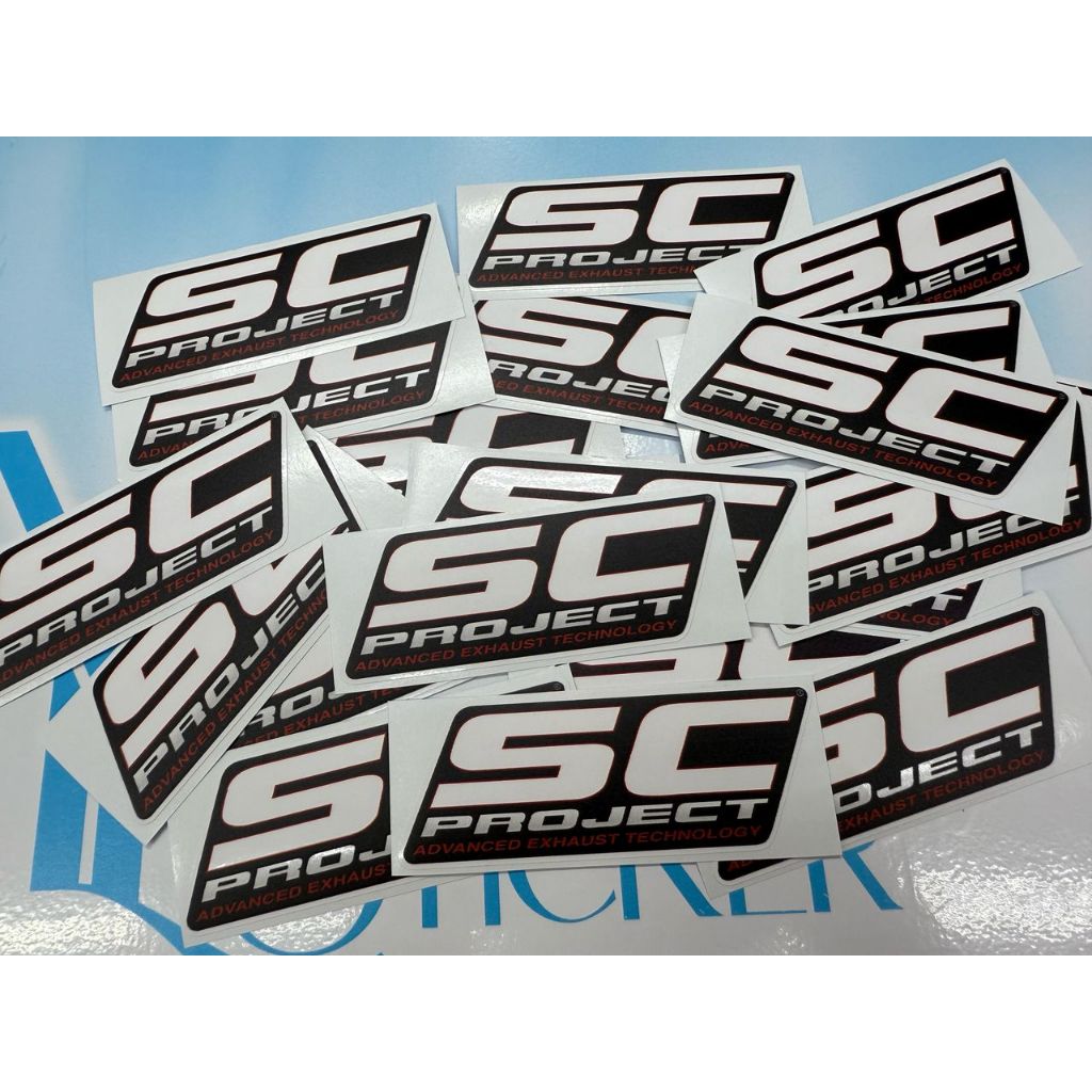 สติ๊กเกอร์ SC Project เทคโนโลยีไอเสียขั้นสูง