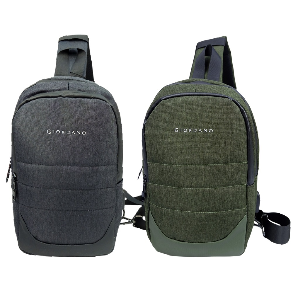 Giordano By Poly Pac กระเป๋าสะพายข้างแฟชั่นกันน้ําพร้อมพอร์ต USB - GM8402