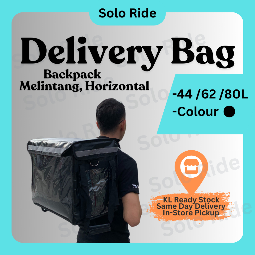 ออกแบบบารุ!! Galas, sandang,ikat Food Delivery Takeway Bag Pizza Thermal Delivery Bag Warmer Rider B