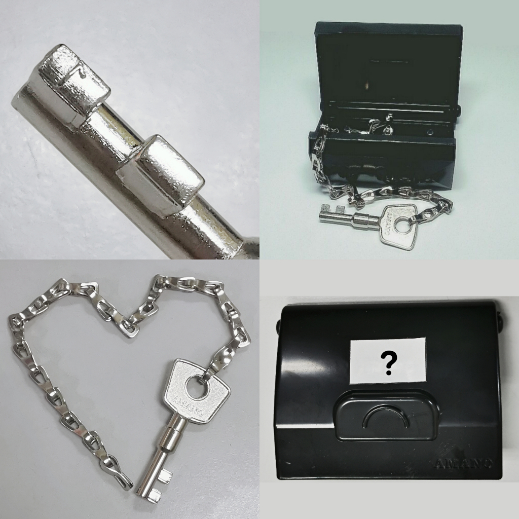 กุญแจสถานี Amano พร้อมกล่องสําหรับนาฬิกา Amano Watchman PR-500 / PR-600 (1 ตัว)