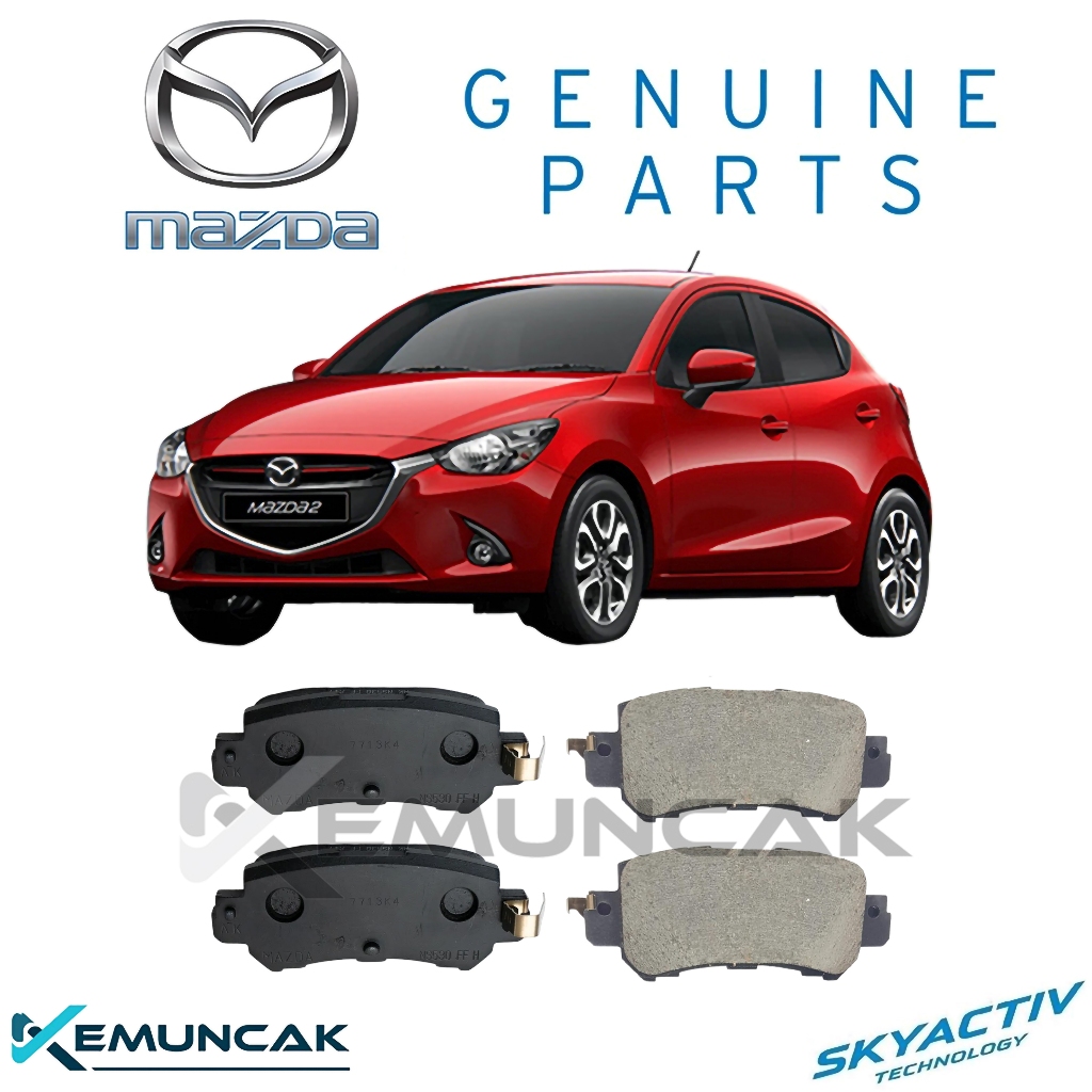 MAZDA 2 ชุดผ้าเบรค SKYACTIV (หน้า/หลัง)