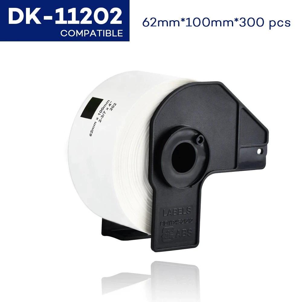 DK-11202 DK11202 Brother Compatible Label Tape กระดาษความร้อนสติ๊กเกอร์