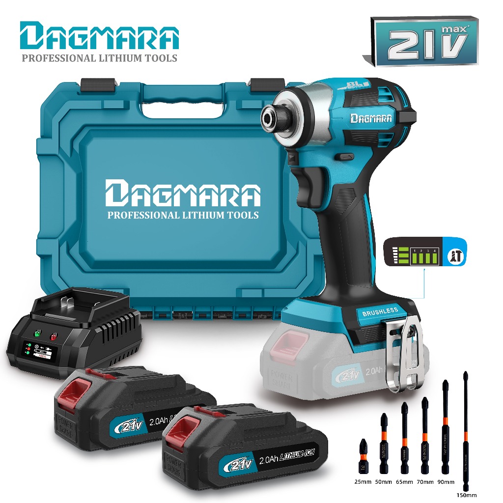 DAGMARA DID04-21V TD173 LXT Lithium-Ion Brushless ไร้สาย Quick-Shift โหมด 4 สปีด Impact Driver (21V)