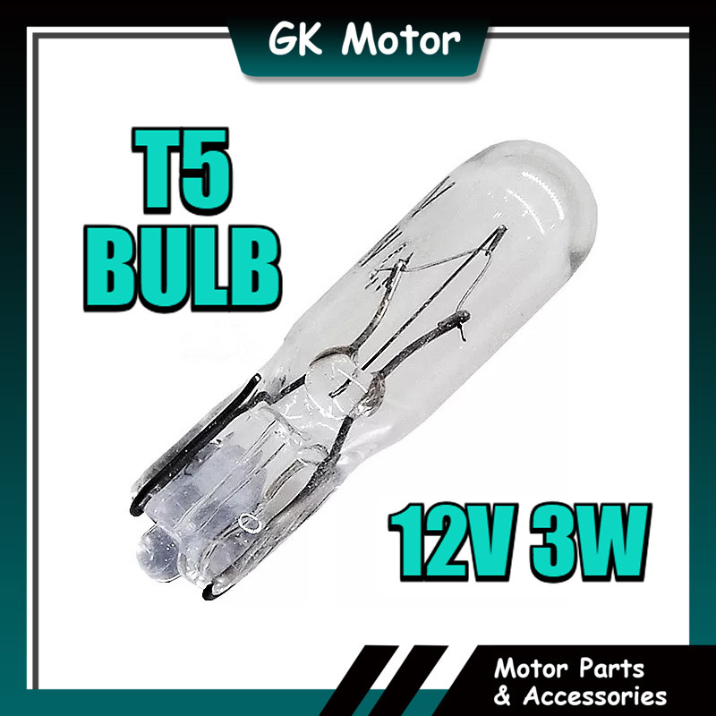 12V3W T5 LC135 V1 Y125ZR KRISS เมตรหลอดไฟ BOB MENTOL เมตร