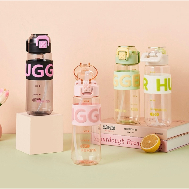 ขวดน้ํา FUXING Hugger พร้อมหลอด 550/700ml
