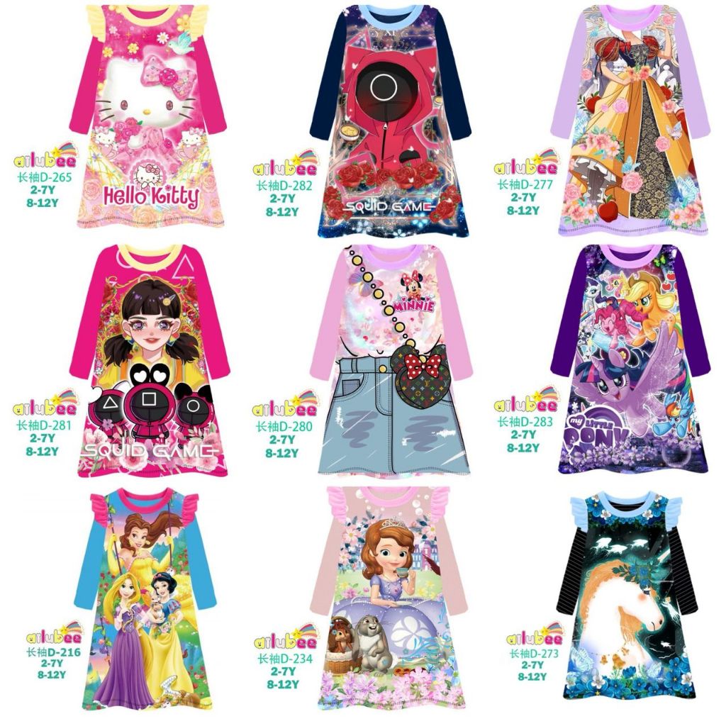 5.5 AILUBEE DRESS CARTOON FOR GIRL 2026