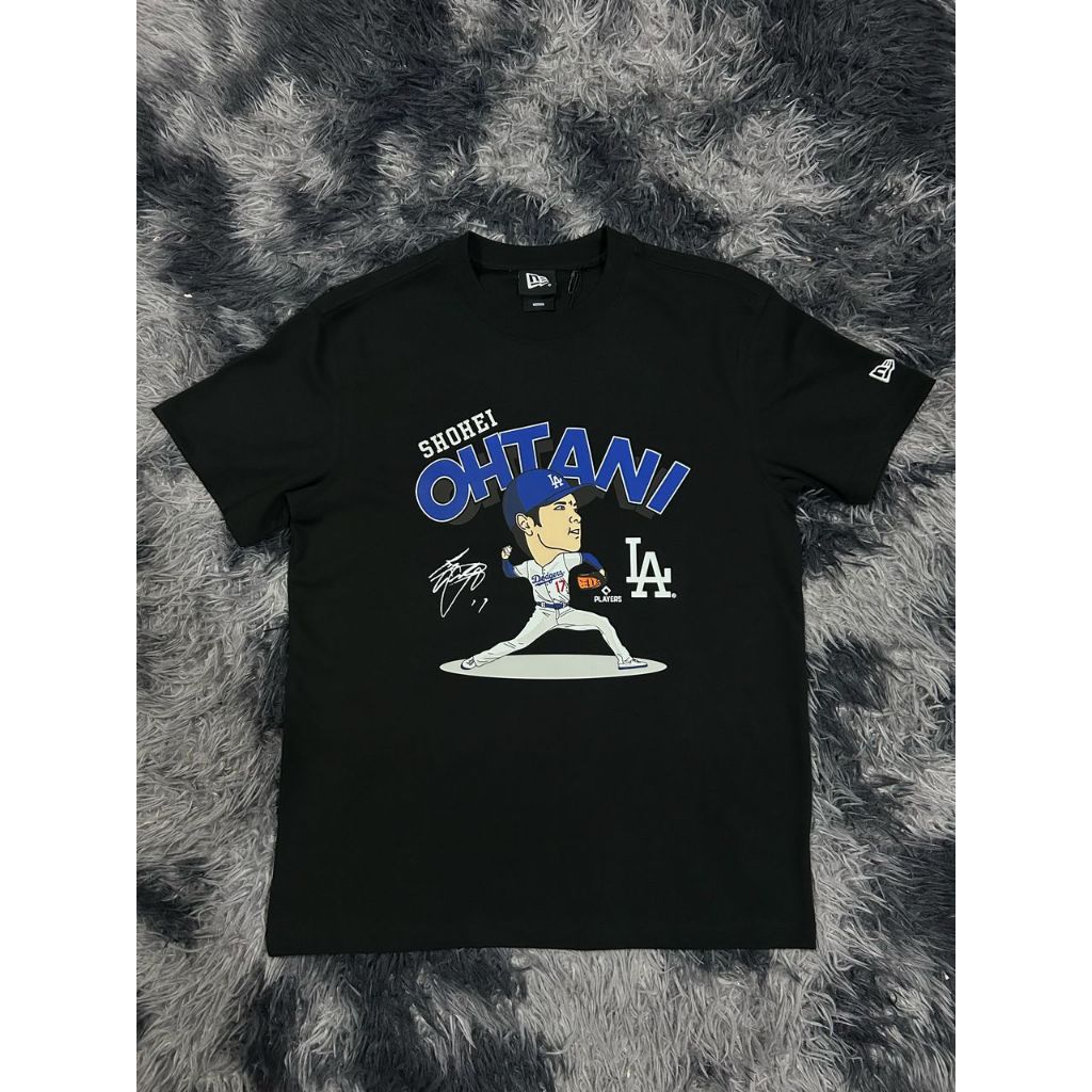 Los Angeles Dodgers Shohei Ohtani เสื้อยืดสีดํา – New Era