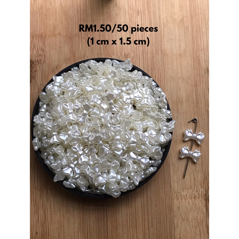 RM1.50/50 kyping : BD-1001-1 - Manik - Bead - Reben - Ribbon - 1 cm x 1.5 cm