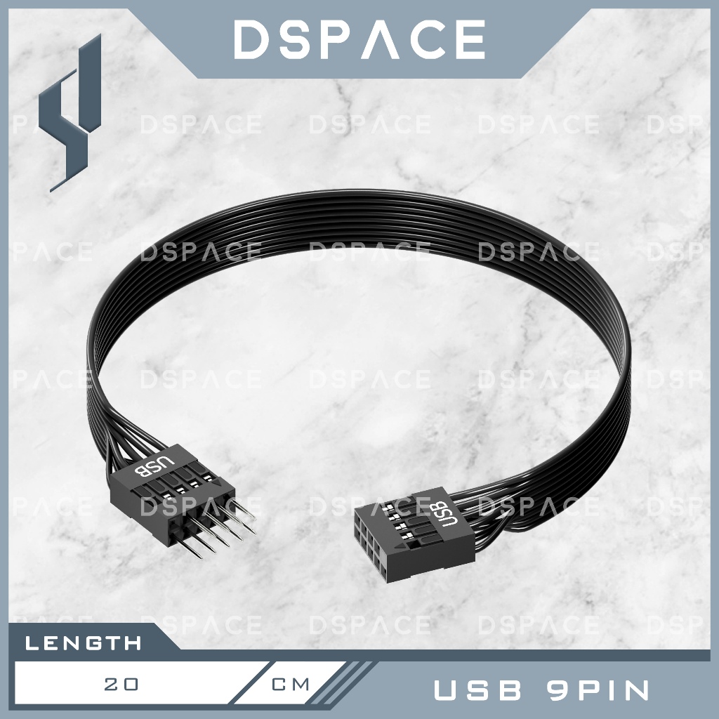 เมนบอร์ด USB 2.0 9Pin ชาย 9Pin หญิงสายต่อ