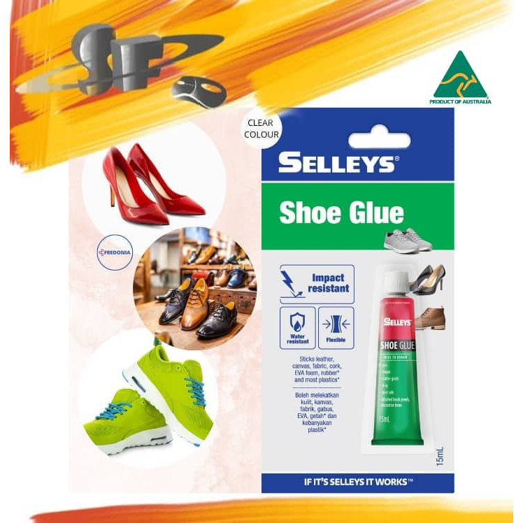 SELLEYS SHOE GLUE / GAM KASUT 15ML CLEAR COLOUR ผลิตภัณฑ์