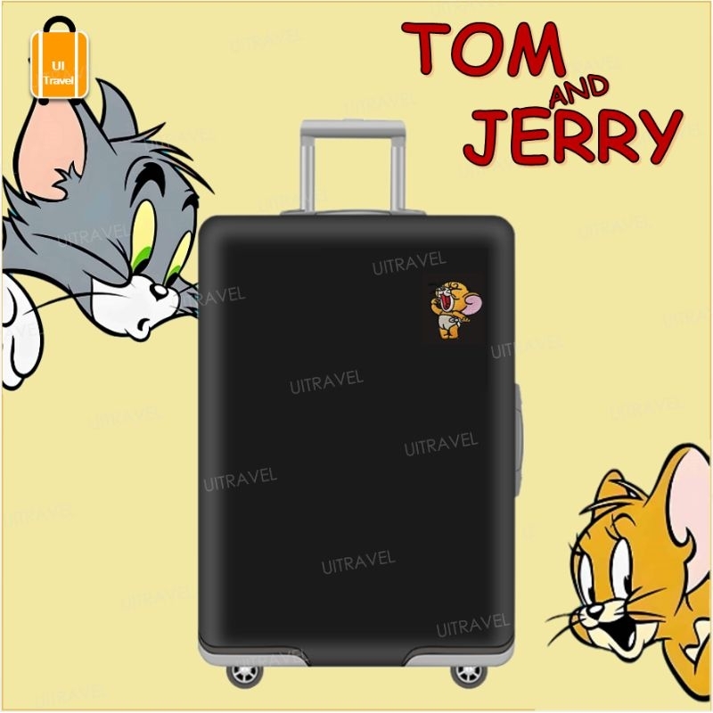 ตัวป้องกันฝาครอบกระเป๋าเดินทาง Tom and jerry