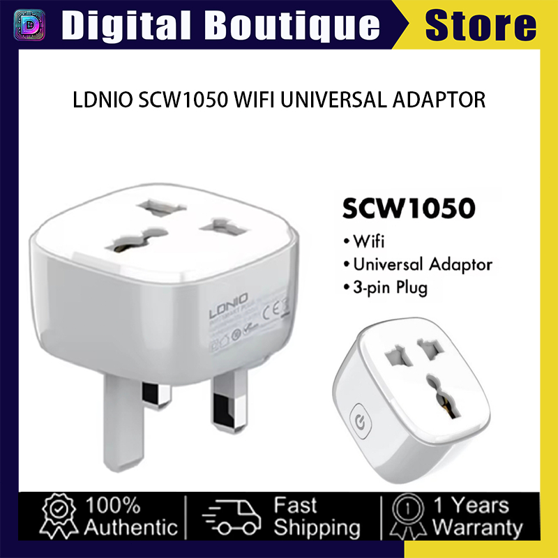LDNIO SCW1050 Wifi ปลั๊กไฟอัจฉริยะเชื่อมโยงอัจฉริยะ Universal Wall Adaptor