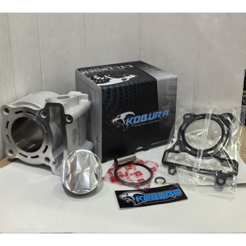 KOBURA YAMAHA LC135 60MM -25MM SLEEVE CERAMIC BLOCK KIT - พร้อมชุด PISTON FORGEN