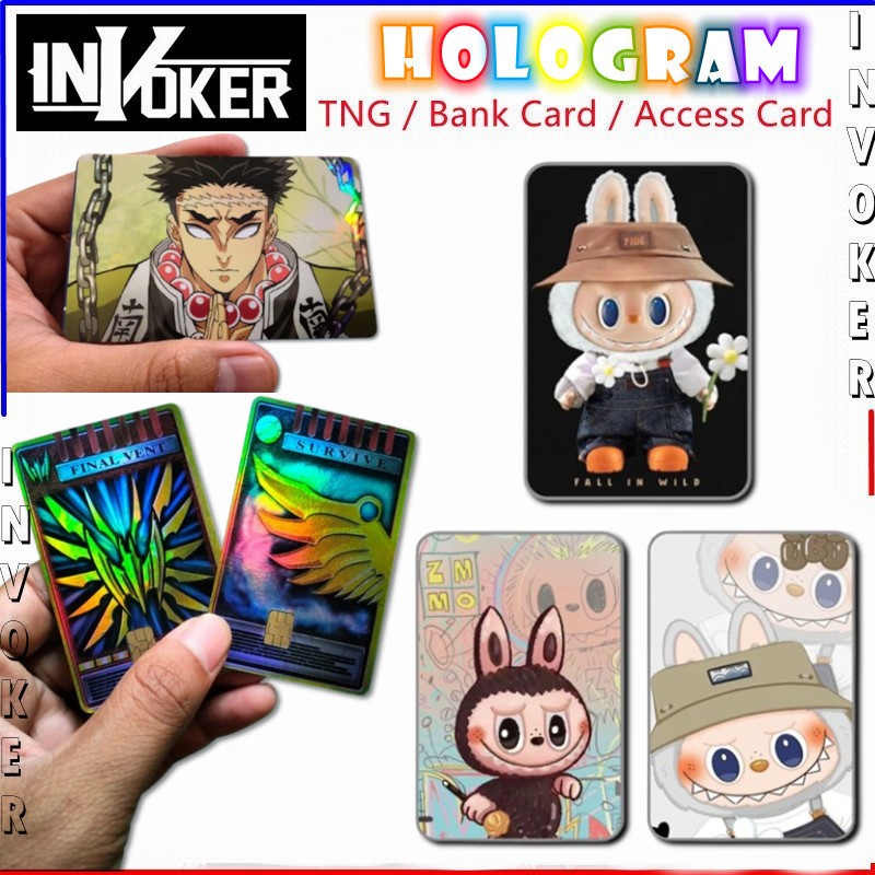 ( LABUBU ) HOLOGRAM Sticker - ATM Card - ACCESS Card - Touch n Go Card / TNG / Bank / Watson