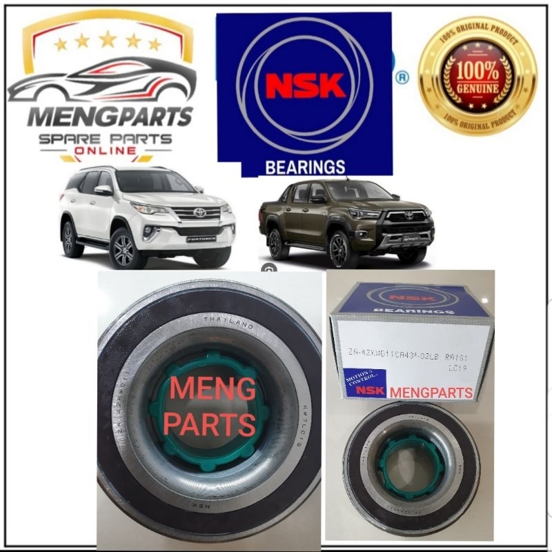 NSK TOYOTA HILUX REVO GUN125 GUN126 & FORTUNER VRZ TGN156 GUN155 ล้อหลังแบริ่ง ZA-42KWD11