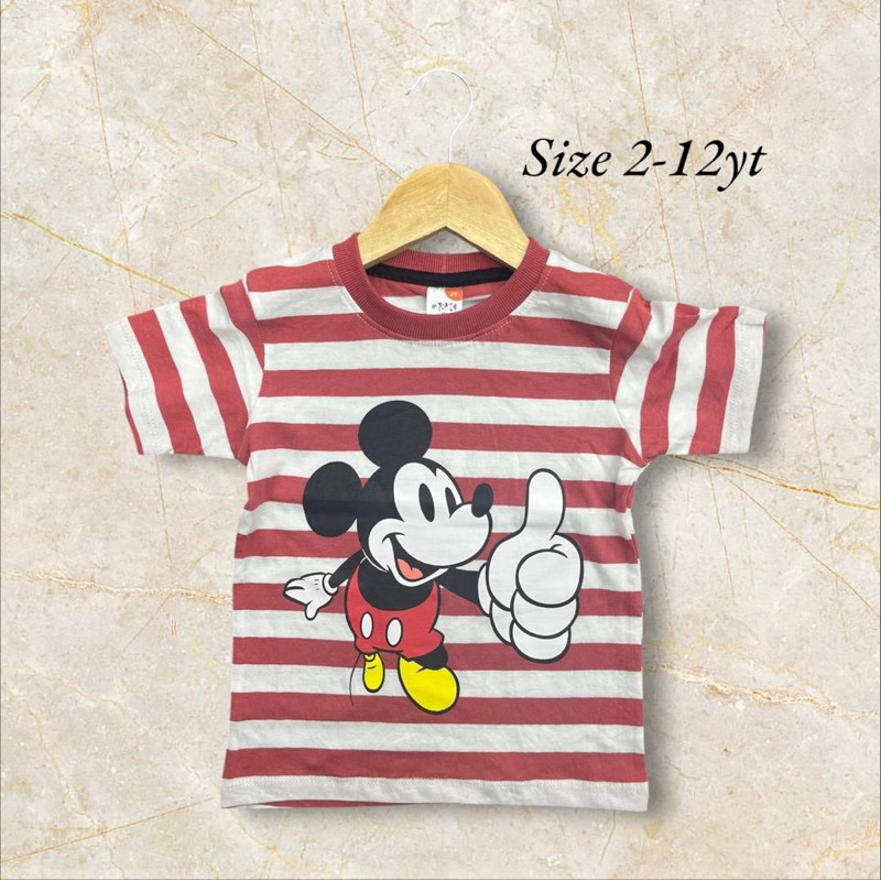 2Y-12Y ️Q&K ️PREMIUM ️เสื้อยืด KIDS COTTON BOY SHORT SLEEVE