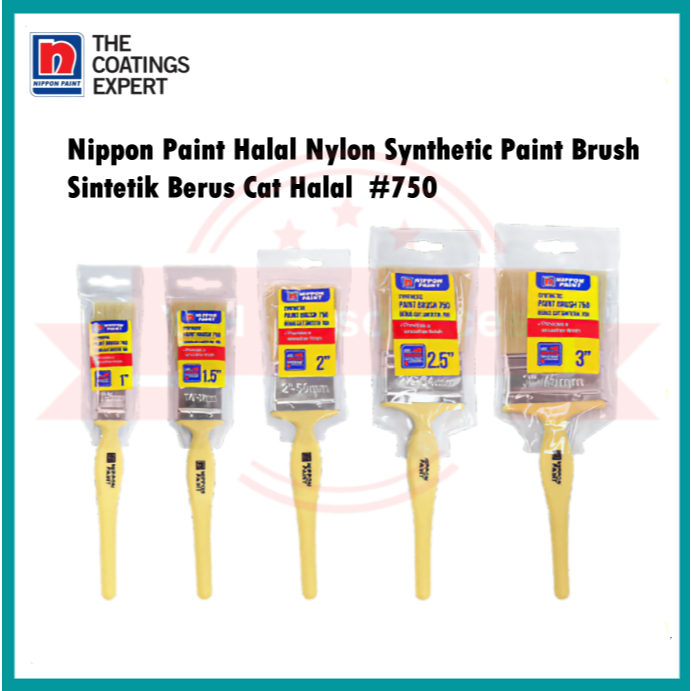 Nippon Nylon Synthetic Filament Paint Brush 750