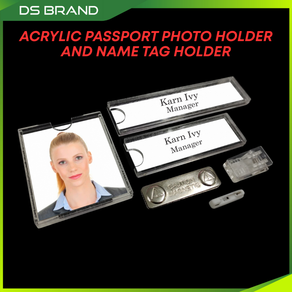 ที่ใส่ภาพหนังสือเดินทาง / ORGANISATION CHART GAMBAR Slot 1R Photo Frame Passport Photo Display Holde