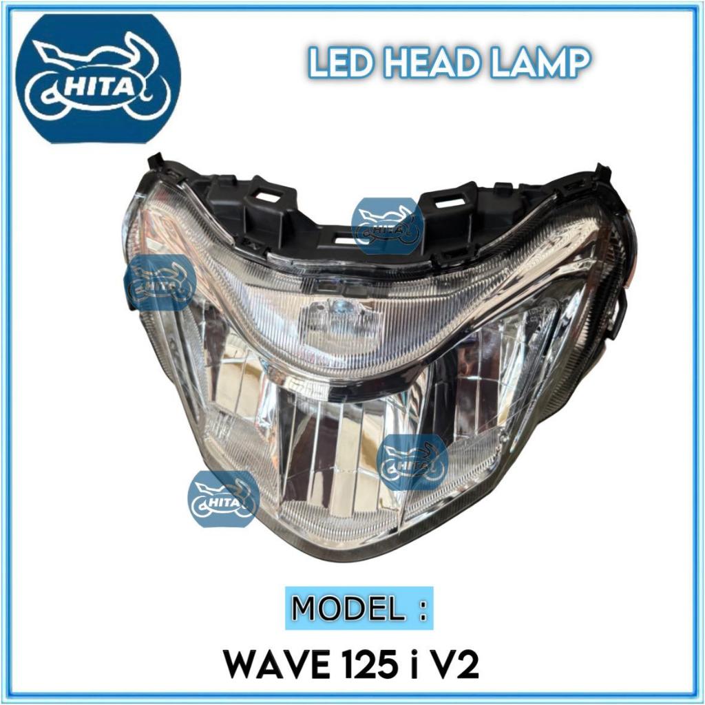 [ VISS ] Wave125 i V2 LED Head Lampu Depan