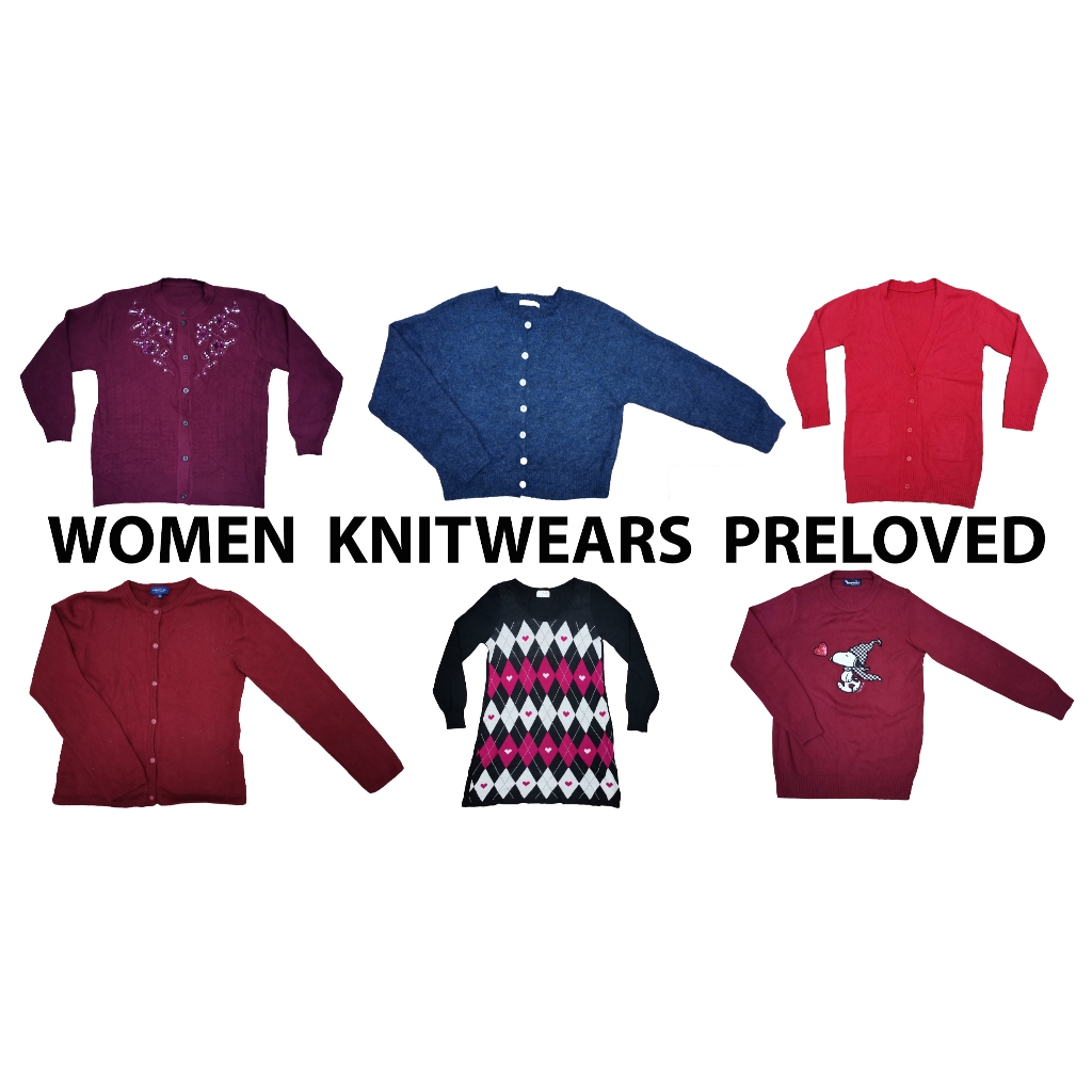 เสื้อถักผู้หญิง Preloved (K01)