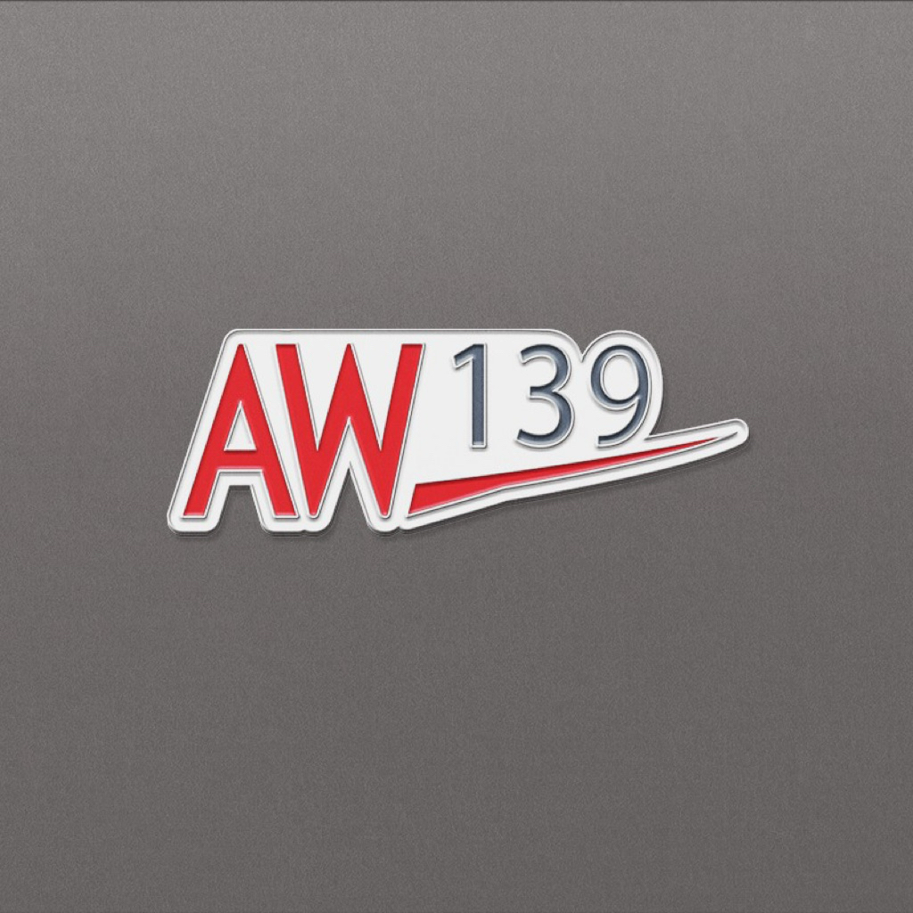 Aviation Lapel Pin - AW139 Helicopter - LIMA25