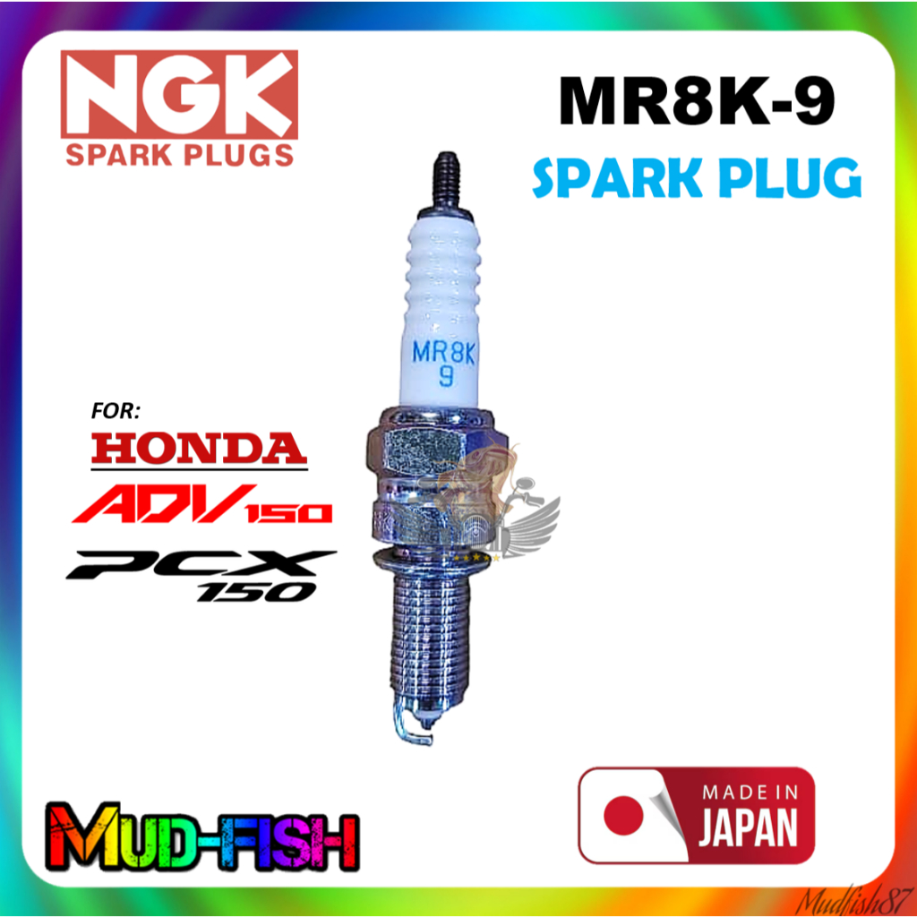 PALAM PENCUCUH MR8K-9 MR8K9 MR8K -9 NGK SPARK PLUG สําหรับ HONDA ADV150, PCX150 (K97 2018)