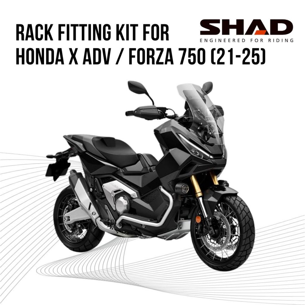 SHAD RACK สําหรับ HONDA X-ADV 750 (V2 & V3) & FORZA 750 - 21-25