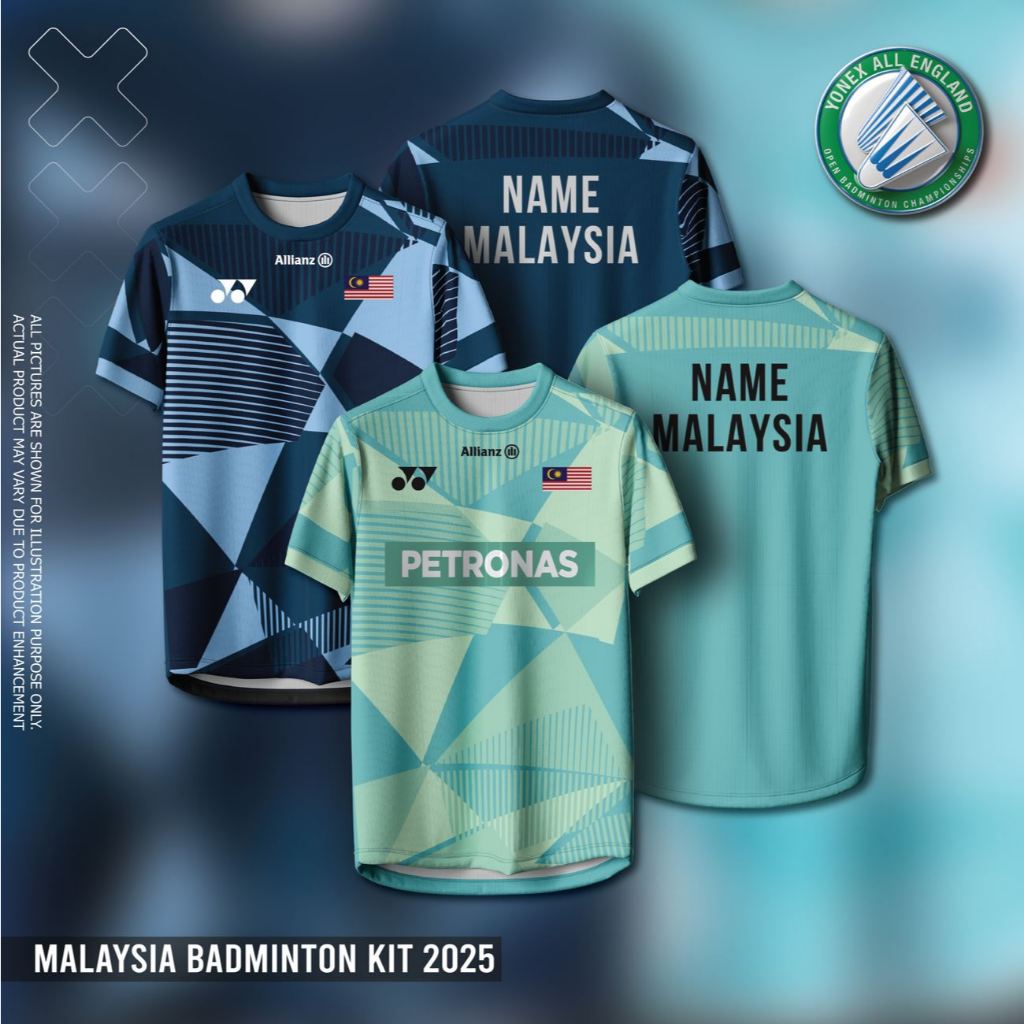 เสื้อแบดมินตัน ALL ENGLAND 2025, JERSI BADMINTON 2025 ENGLAND ทั้งหมด