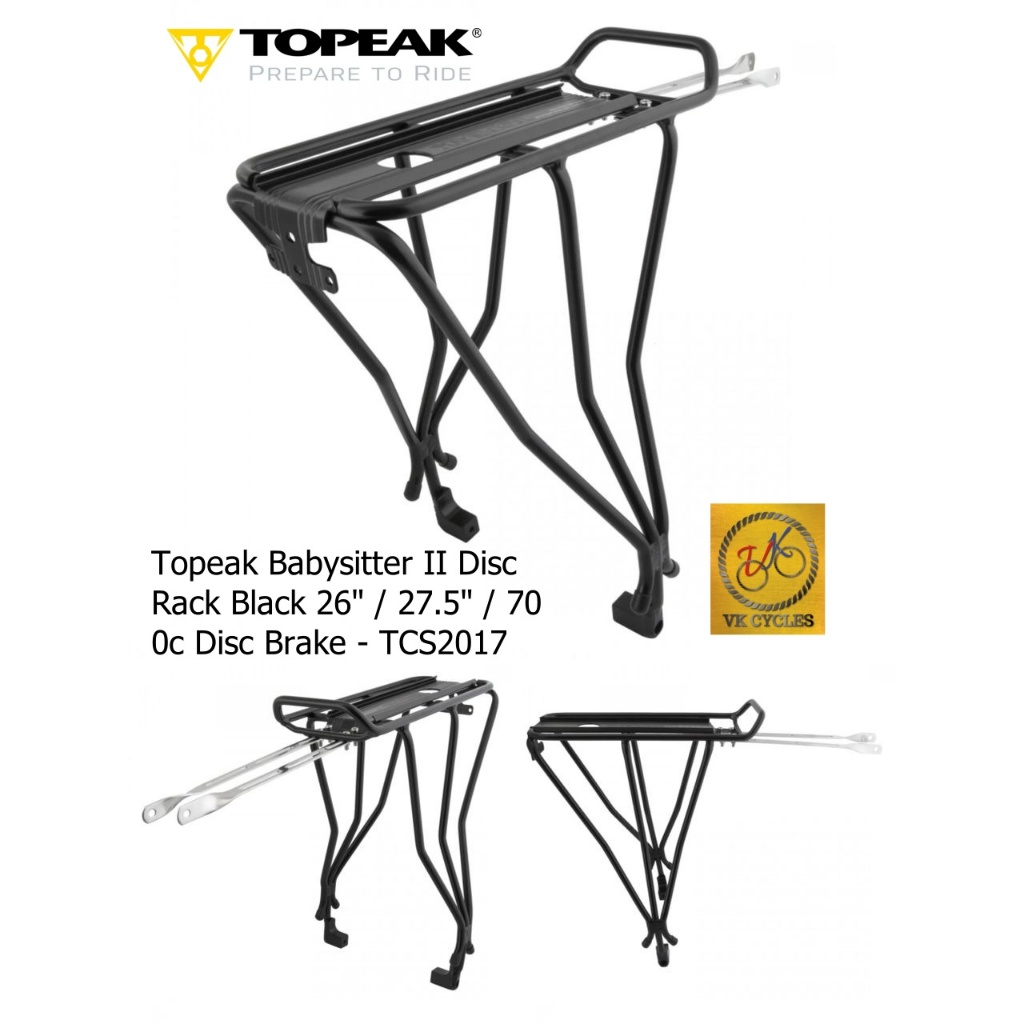 TOPEAK BABYSEAT II DISC MOUNT RACK TCS2017 สําหรับ 26" 27.5" 700c