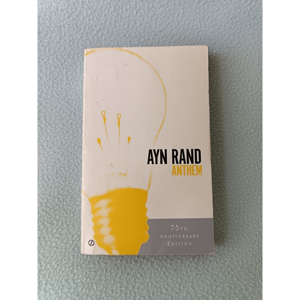 Anthem by Ayn Rand [Preloved] Fiction Classics Dystopia Philosophy นิยายวิทยาศาสตร์