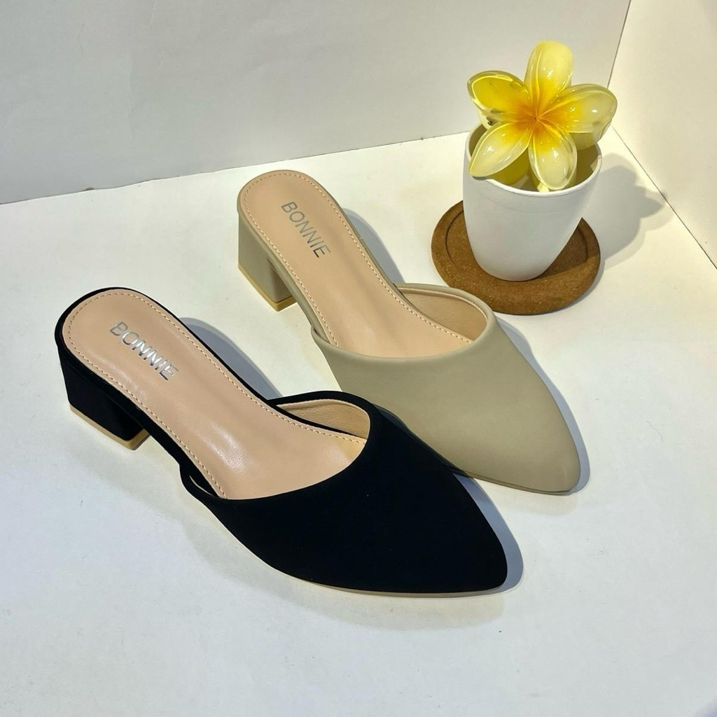 BONY 985-4 HEELS 2 INCH รองเท้า FULL-CLOSED HEELS สําหรับผู้หญิง