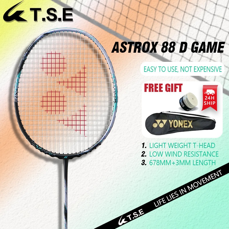 ไม้แบดมินตัน YONEX ASTROX 88D PRO ไม้แบดมินตันคาร์บอนพร้อมกระเป๋าฟรีสําหรับ Lee Chong weis
