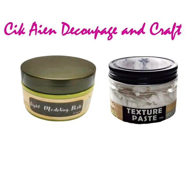ยืดหยุ่น Light Modelling Paste 150g & Texture/Modelling Paste 100g โดย Yanji Clay Craft -ใช้สร้างเนื