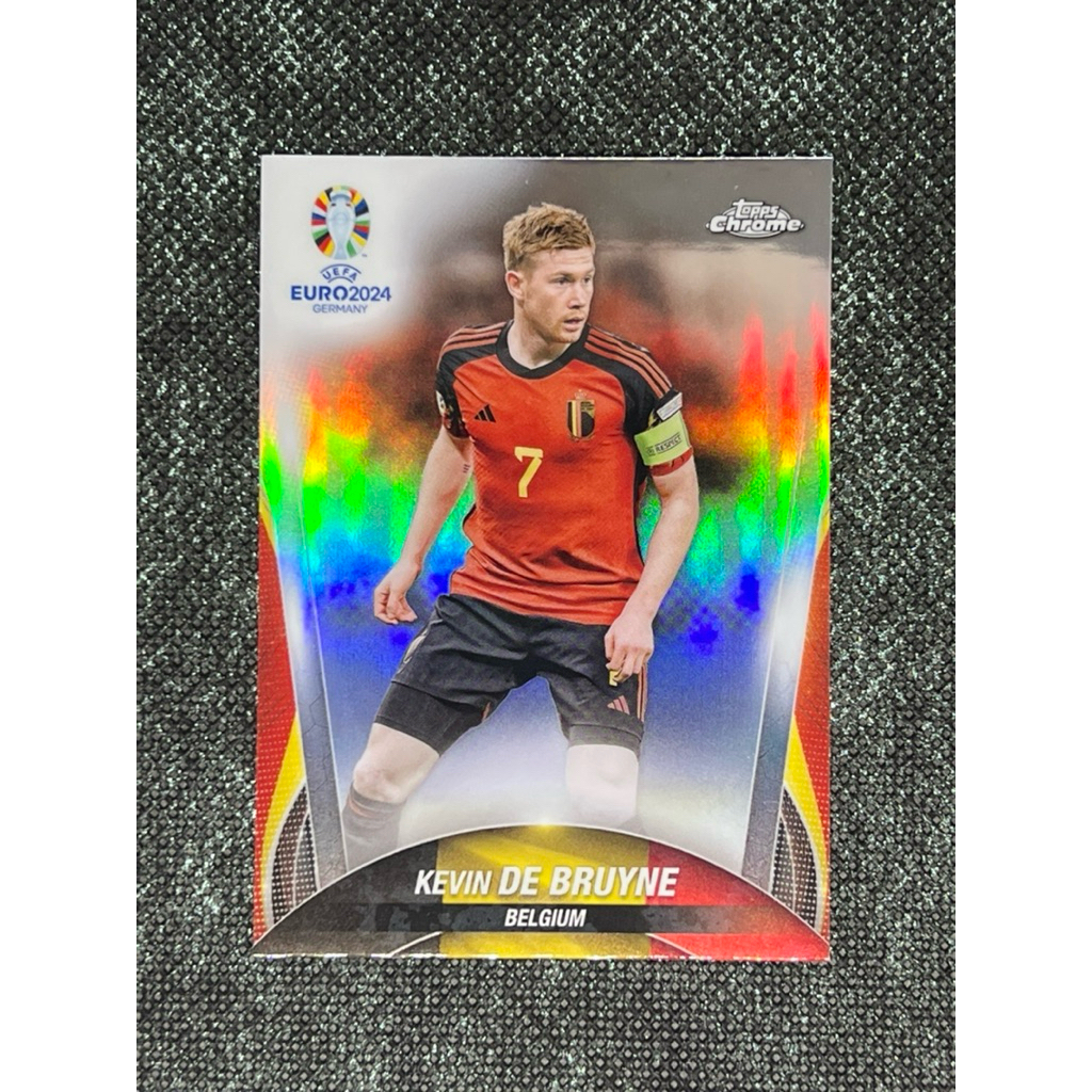 2024 Topps Chrome UEFA Euro 2024 Refractor - Kevin De Bruyne