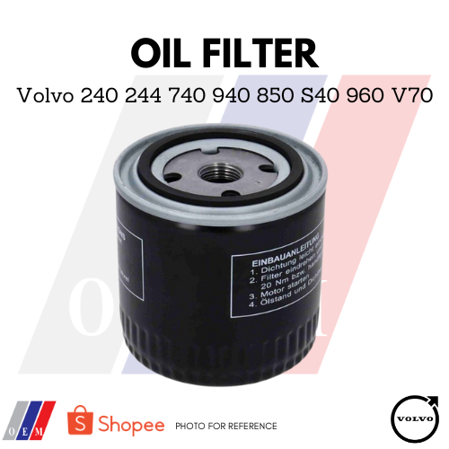 KS กรองน้ํามันเครื่อง Volvo 240 244 740 940 850 S40 960 V70
