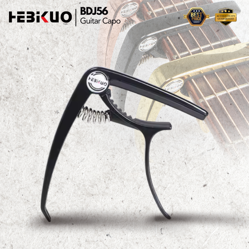 Capo for Acoustic กีต้าร์ไฟฟ้า และอูคูเลเล่ HEBIKUO (BDJ-56)