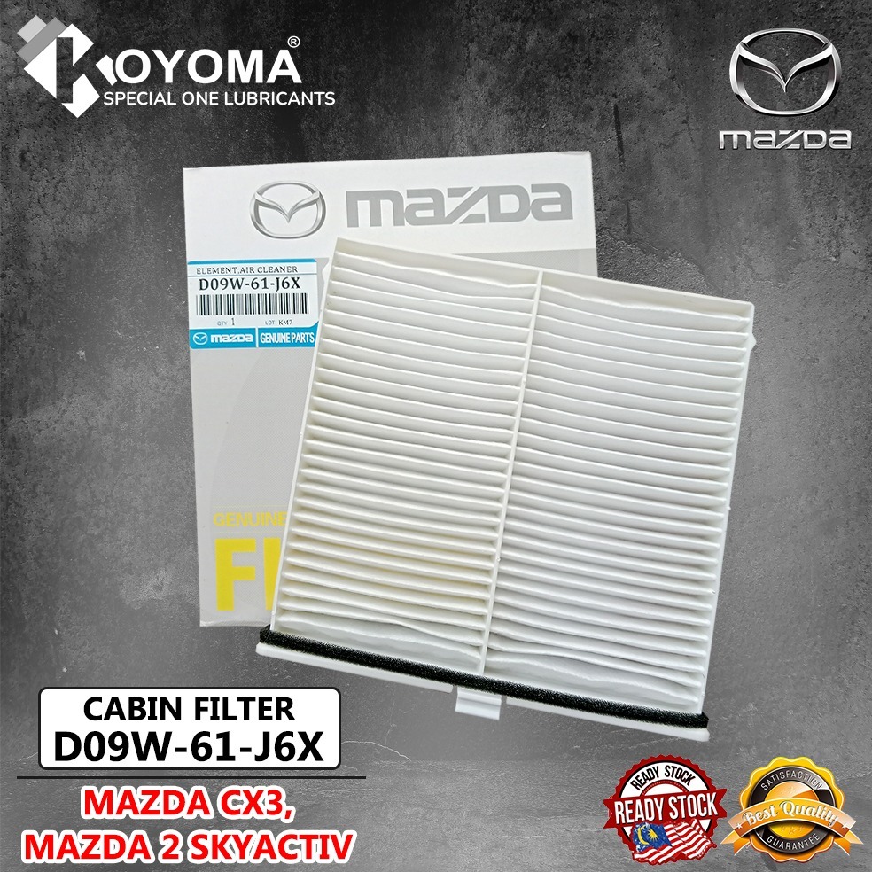 MAZDA 2 1.6 SKYACTIV , MAZDA CX 3 AIRCOND CABIN FILTER D09W-61-J6X